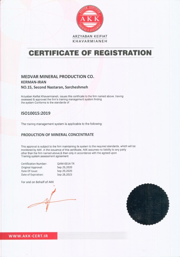 Certificates